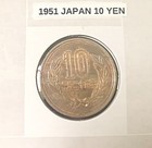 New ListingJapan 1951 Yr 26 Ten Yen Circulated World Coin