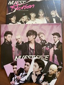 NU'EST 1st Mini Album Action Korea Press CD + NU’EST Face Album