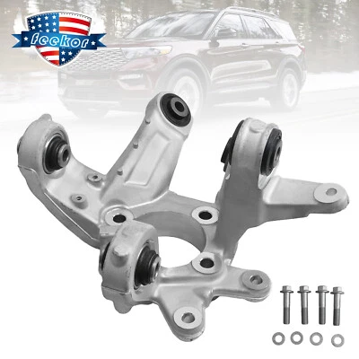 Steering Knuckle w/ Bushings Rear Driver Side for Ford Explorer 2011-2019 AWD - Image 1 of 4