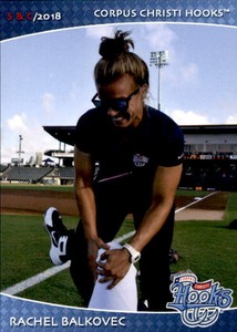 2018 Corpus Christi Hooks Grandstand #2 Rachel Balkovec Strength Coach Card
