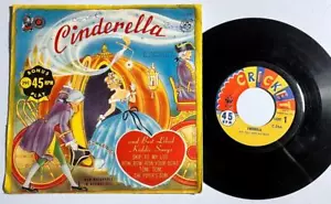 CINDERELLA ~ Vintage 45rpm Record with Picture Sleeve - Picture 1 of 1
