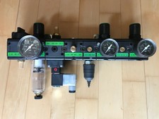 komplette Wartungseinheit Bosch Rexroth Druckregler Versorgungseinheit Verteiler