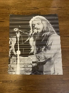 RARE 70’s LEON RUSSELL BLACK & WHITE POSTER AUTHENTIC UNUSED - Picture 1 of 5