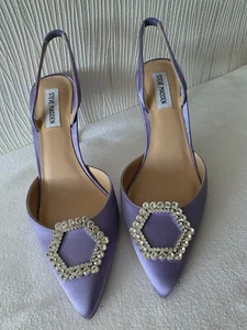 SEXY STEVE MADDEN Sling Pumps Slingpumps Mules Stilettos lila Gr.41 - Bild 1 von 17