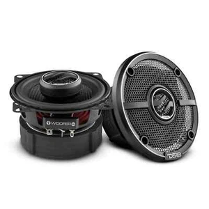 DS18 4" Speakers - ZXI-44 50W Rms 4-ohm 2-Way Coaxial with Tweeters & Gril - Picture 1 of 8