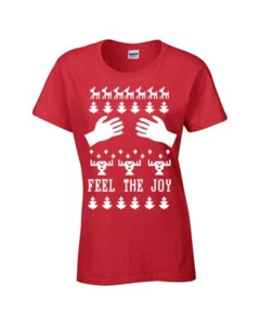 Feel the Joy Christmas Junior Fit Damen T-Shirt B100 - Bild 1 von 9