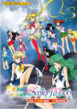 DVD Sailor Moon Vol.1-239 END+ 5 Movies English Dubbed All Region FREESHIP