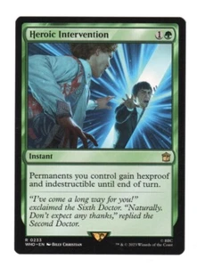 MTG - Heroic Intervention - Normal - Universes Beyond: Doctor Who - Near Mint - Picture 1 of 2