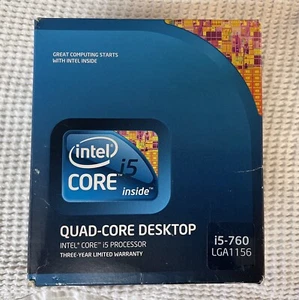 Intel Core i5-760 2.8GHz Quad-Core (BV8060515760) Plus Cooler - Picture 1 of 5