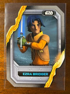2023 Topps Star Wars Flagship Ezra Bridger #LS-10 Lightsaber Stylings Die Cut - Picture 1 of 2
