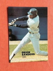 RARE! 1990 SUPERSTARS DEION SANDERS MINT SHIPS IN NEW TOP LOADER - Picture 1 of 2