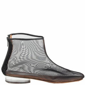 62519 auth MAISON MARTIN MARGIELA mesh & Perspex Ankle Boots Shoes 36 - Picture 1 of 6