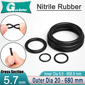 Metric O Ring Nitrile Rubber Sizes 8.6mm to 668.6mm NBR O-Rings Seal Oring Oring - Picture 1 of 166