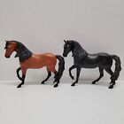 BREYER HORSES BLACK & BROWN SMOKEY & COCO WORLD OF BREYER Ages 4+ HORSE TOYS