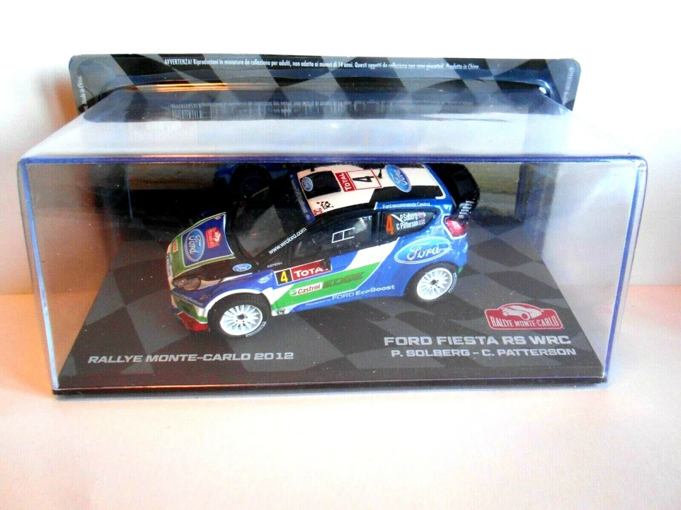 A)Die Cast 福特嘉年华 RS WRC 拉力赛蒙特卡罗 2012 P. Solberg - 比例 1/43 — 第 1/1 张图片