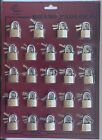 24 Mini  Padlocks | Baglocks for Luggage Suitcases Purse Backpacks Pouches Tool