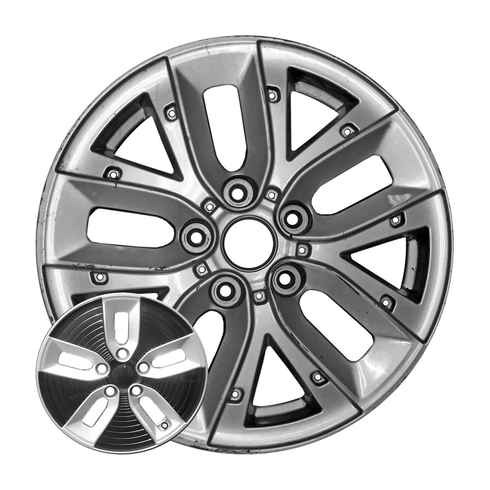 Rueda restaurada 16x6,5 pintada de plata brillante para KIA Soul Ev 2016-2019 Foto 1 de 1