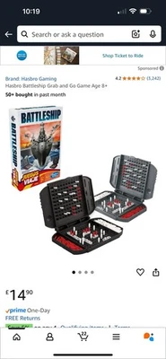 Hasbro Battleship Classic Board Game (A3264) - Image 1 of 2