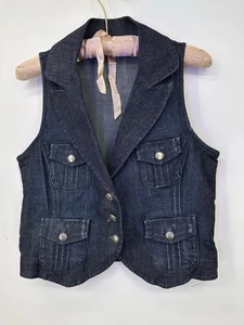 HOT Fitted OAT Jeansweste M/S Y2k Weste - Bild 1 von 7