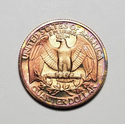 TONED 1978 S WASHINGTON QUARTER PROOF UNC #P2151 - Image 1 of 2