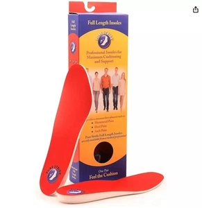 Pure Stride Professional Full Length Insoles Comfort Arch Support Shoe Inserts - Picture 1 of 8