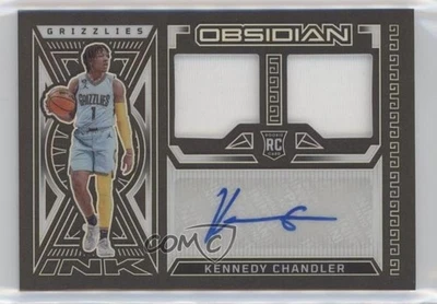 2022-23 Panini Obsidian Rookie Jersey Ink /99 Kennedy Chandler #RJI-MKC Auto RC - Image 1 of 2