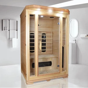 'SmartMak' Far Infrared Sauna 2 Person Ceramic Heaters, USB Bluetooth - Picture 1 of 9