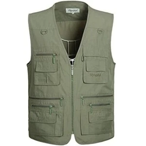 OLYMPIANA Men's Utility Fishing Hunting Safari Vest 3XL NWT - Picture 1 of 12