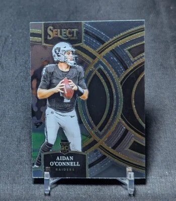 Aidan O'Connell Premier Level Rookie RC 2023 Select Card #163 Las Vegas Raiders - Image 1 of 2