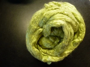 Mulberry Silk Hand Dyed 2 Ounces Spin Moss - Picture 1 of 1