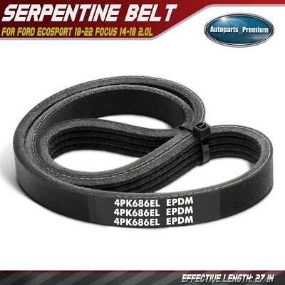 Cinturón serpentino aire acondicionado 27" para Ford EcoSport 18-22 Focus 14-18 L4 2,0 L Foto 1 de 4