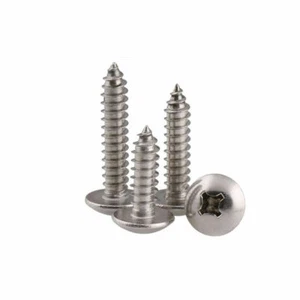 Phillips Pan Head Self Tapping Screws Wood Screw 304 Stainless Steel M3-M6 - Picture 1 of 4