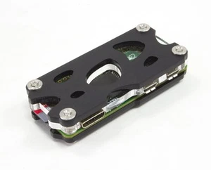C4Labs Nucleus Zero Black Ice Case for Raspberry Pi Zero & Zero Wireless  - Picture 1 of 6