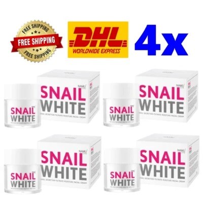 4x Creme clareador Namu Life SNAIL WHITE ENVELHECIMENTO cicatriz de acne regenera cuidados com a pele - Imagem 1 de 4