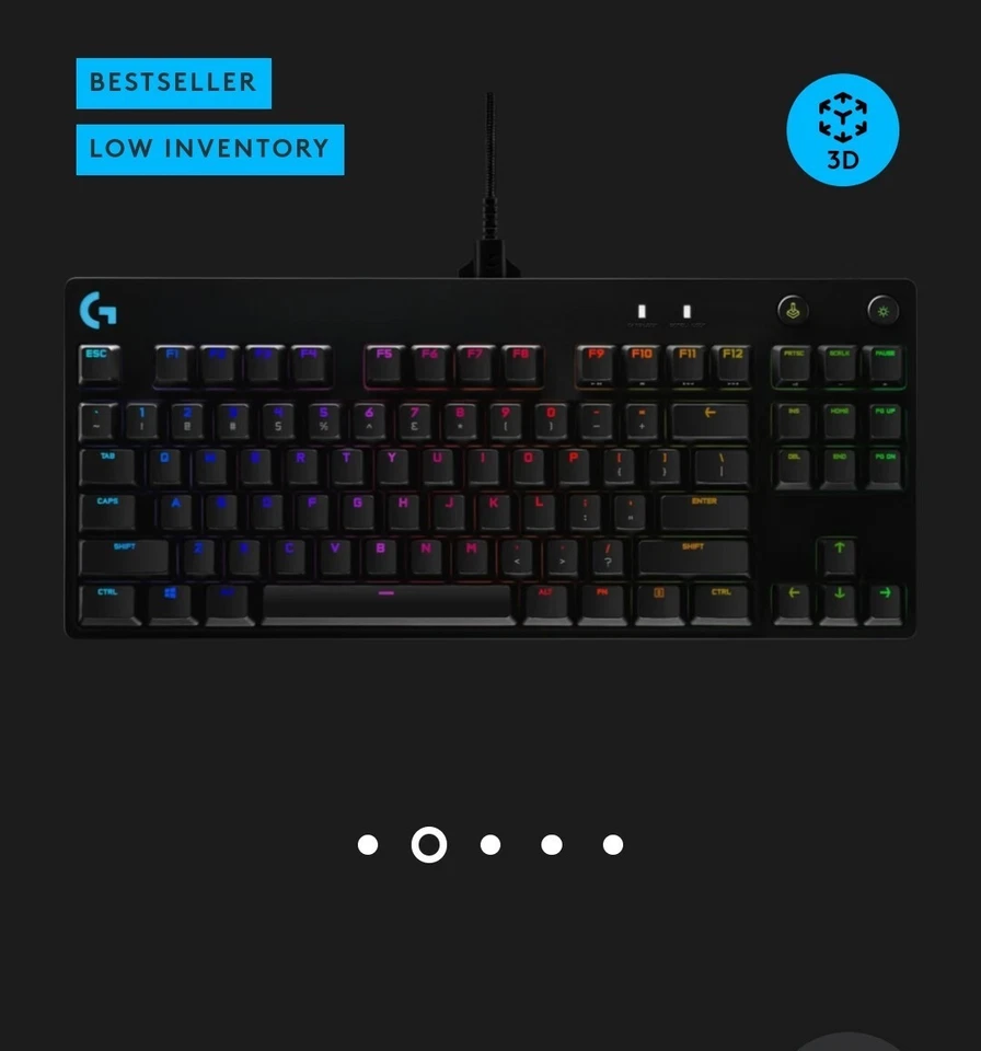 Teclado y ratón para juegos Foto 1 de 4