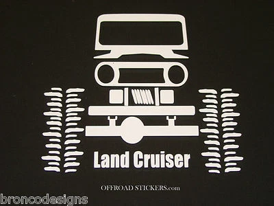 Toyota Land Cruiser FJ40 80 Crawler - Pegatina/calcomanía - 13 Foto 1 de 2