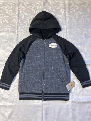 Jaqueta com capuz Urban Pipeline masculina com zíper frontal cinza/preto PEQUENA nova com TAGS  - Imagem 1 de 4