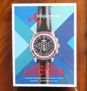Antiquorum Watch Auction Catalogue. Timepieces & Jewelry, Hong Kong Nov 2022 - Picture 1 of 19