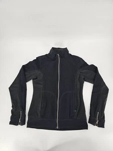 Kuhl Raincoat Womens Small Black Gray Trench Jacket Jetstream Hoody Lightweight - Picture 1 of 10