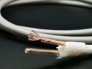 Cable de audio altavoz 8N OCC cobre OCC plata hágalo usted mismo - Imagen 1 de 4