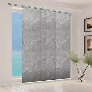 Panel Track Sliding Vertical Blinds 36-153"W (3-7 Panels) - Lavender Gray - Picture 1 of 45