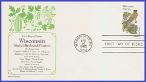 USA3 #2001 U/A ARISTÓCRATA FDC Wisconsin - Imagen 1 de 1