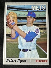 1970 Topps #712 Nolan Ryan New York Mets HOF Beautiful Card!! 🇺🇸🇺🇸 GOAT!!