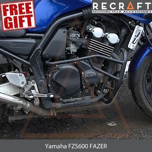 Yamaha FZS600 Fazer 1998-2003 Crash Bars Engine Guard Frame Protector + GIFT - Bild 1 von 10