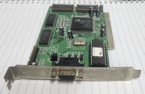 Cirrus Logic CL-GD5446BV-HC-A Vintage Retro PCI VGA 1MB Graphics Card - Afbeelding 1 van 4