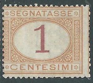 1870-74 REGNO SEGNATASSE 1 CENT SENZA GOMMA - RE28-2 - Imagen 1 de 1