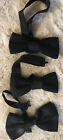 Tie Black Bow ties set of 3, 4 1/2 and 5” wedding attire Men’s Dress Attire
