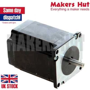 Nema23 76mm shaft 6.35mm stepper motor 56.4x56.4x76mm 1.89Nm 2.8A - Picture 1 of 3