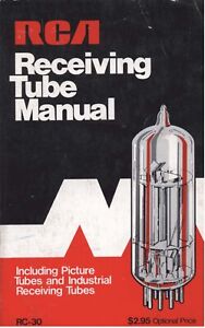 Technical Manual Fits RCA Receiving Tube Technical Series RC-30 - 1975
