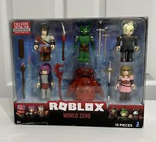 Roblox World Zero Six Figure Pack 3in Figures with Virtual Game Code Jazwares